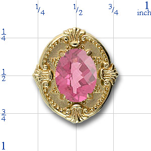 81005 Pink Tourmaline Bracelet Slide 